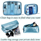 5 In 1 Transparent PVC Cosmetic Bag Set For Travel And Outing